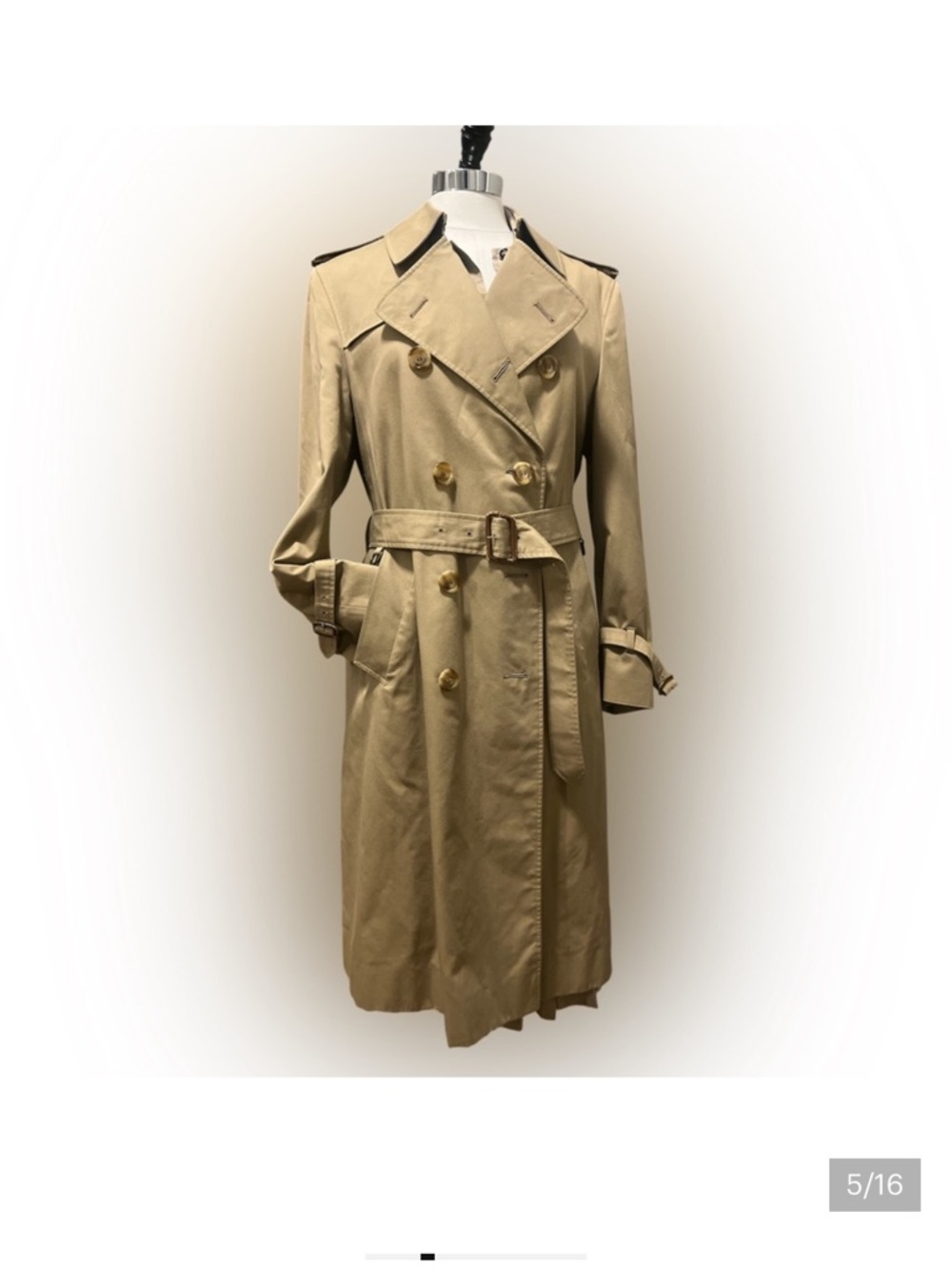 Aquascutum of London Classic  Breasted Trench Coat. Oversized old money style.